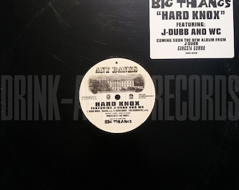Ant Banks - Hard Knox (Feat. J-Dubb And WC), 12" Vinyl Single, Vintage 1997, West Coast Rap, Hip Hop, G-Funk, Very Good Condition! Rare Rap