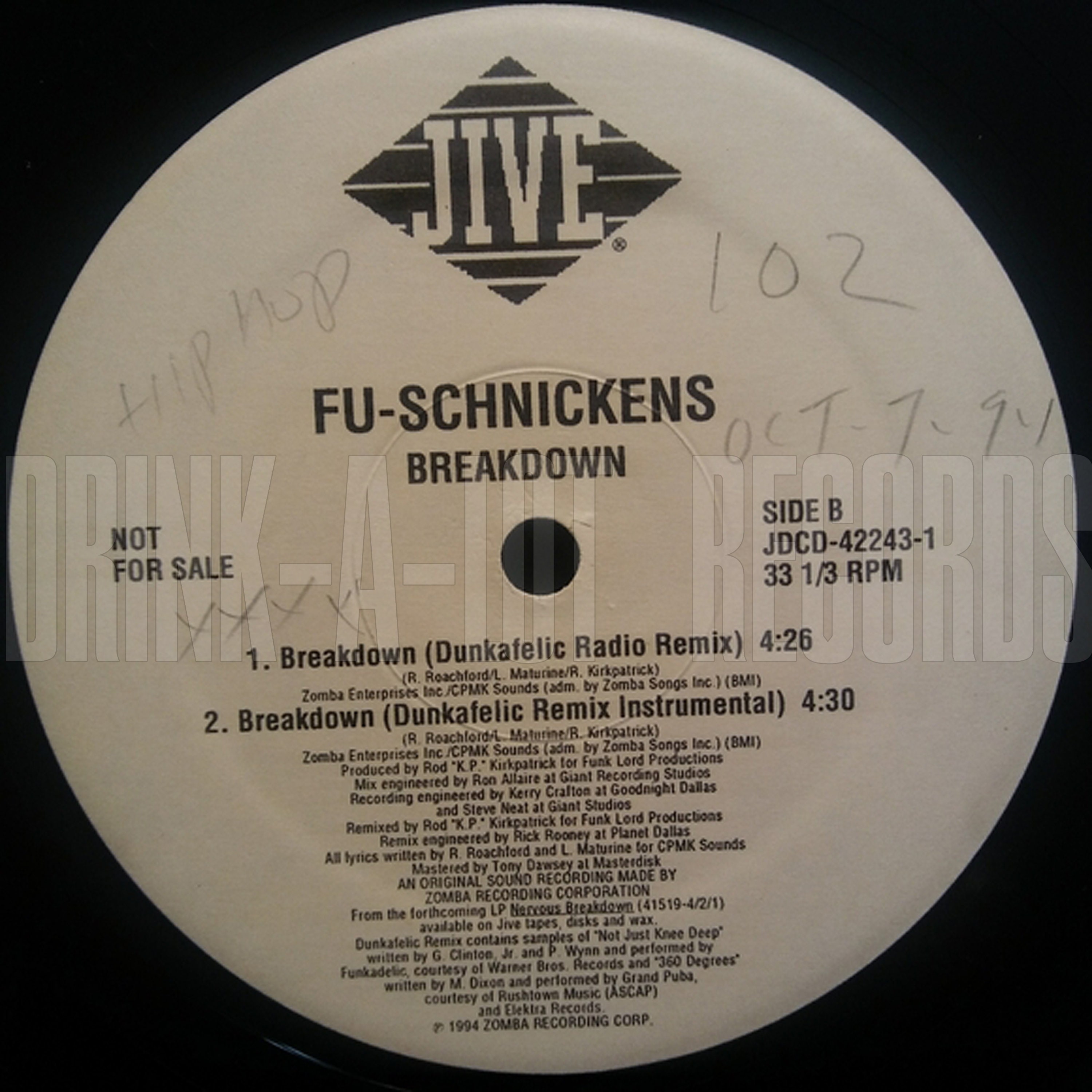 Fu-schnickens - Breakdown, 12