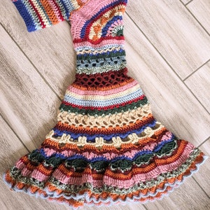 mrs weasley cardigan digital pattern crochet, 4mm hook zdjęcie 1