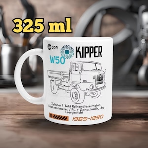 W50 Kipper Cup for DDR and IFA fans in agriculture