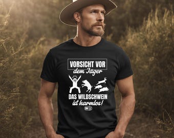 Rolig jägar-T-shirt för galna jägare