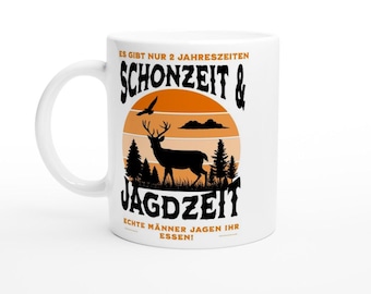 Tazza della stagione di caccia dei cacciatori con una frase divertente come regalo per cacciatori e guardaboschi
