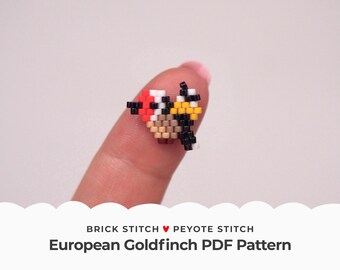 Bald Eagle (8pc) Peyote / Brick Stitch Beading Patterns for