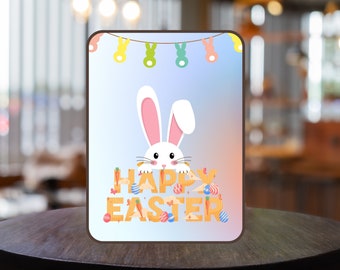 Easter Cards | Happy Easter Card | Easter Greeting Card | Easter Bunny Card | Digital Card | Digital Download |Coloring Card | Coloring |