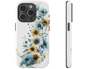 iPhone Cases  | Sunflower Blues iPhone Cover | Multiple iPhone Cases to Choose From | Phone Case