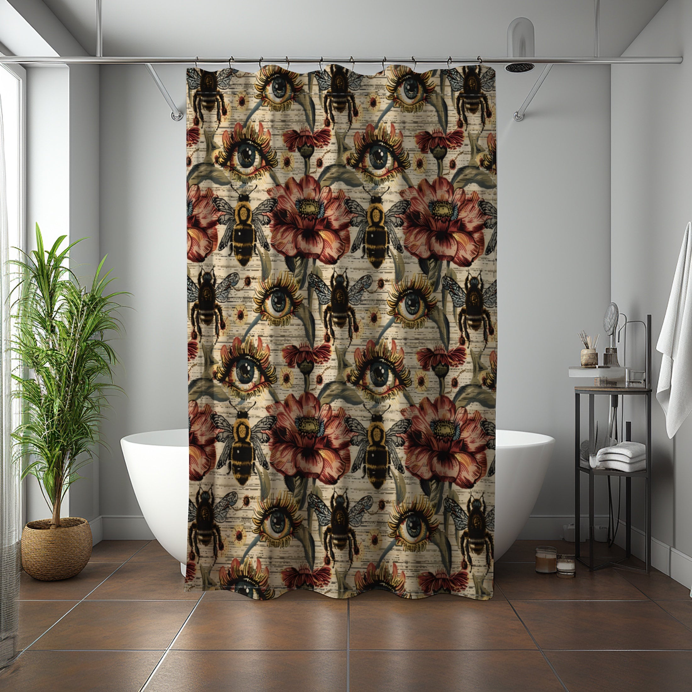 Jacquard bee print fabric - Etsy 日本