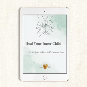 Journal de guérison de l&#39;enfant intérieur PDF | Cahier d&#39;exercices d&#39;autoréflexion guidée | Travail de l&#39;ombre de l&#39;enfant intérieur | Journal imprimable sur l&#39;amour de soi