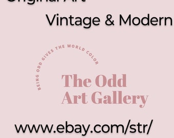 Odd Art Gallery - Original Art - Vintage & Modern - Paintings