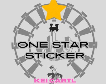 1 Star Sticker