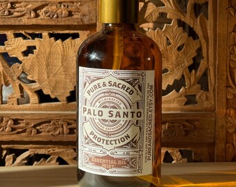 Organic Pure & Sacred™ Palo Santo energy cleansing spray for Protection