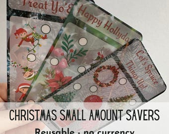 Christmas Savings Challenge Tracker, Reusable A6 Binder Insert