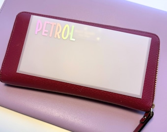 Matte purse money wallet/pouch for cash stuffing & budgeting | Personalised categories | Custom colours | sinking funds | savings challenge