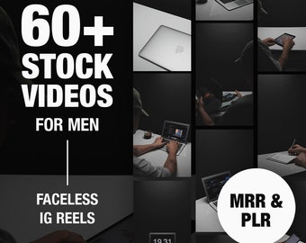 60+ Dark Aesthetic Faceless Video Bundle für Männer - Reels & TikToks - Weiterverkaufsrechte - MRR/PLR - Social Media Inhalte - Trendige Videos