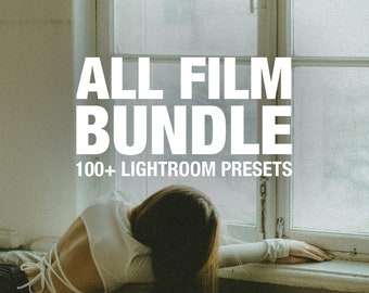 100+ Analog Film Lightroom Presets - Mobile & Desktop Realistic Vintage Filters Lightroom Presets Bundle 35mm Disposable Retro