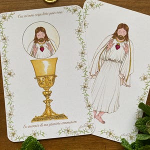 Signet de première communion: Cœur de Jésus