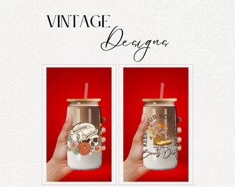 Colección vintage de vasos personalizados