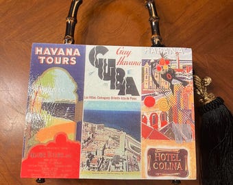 OOAK "Cuba" Cigar Box Purse