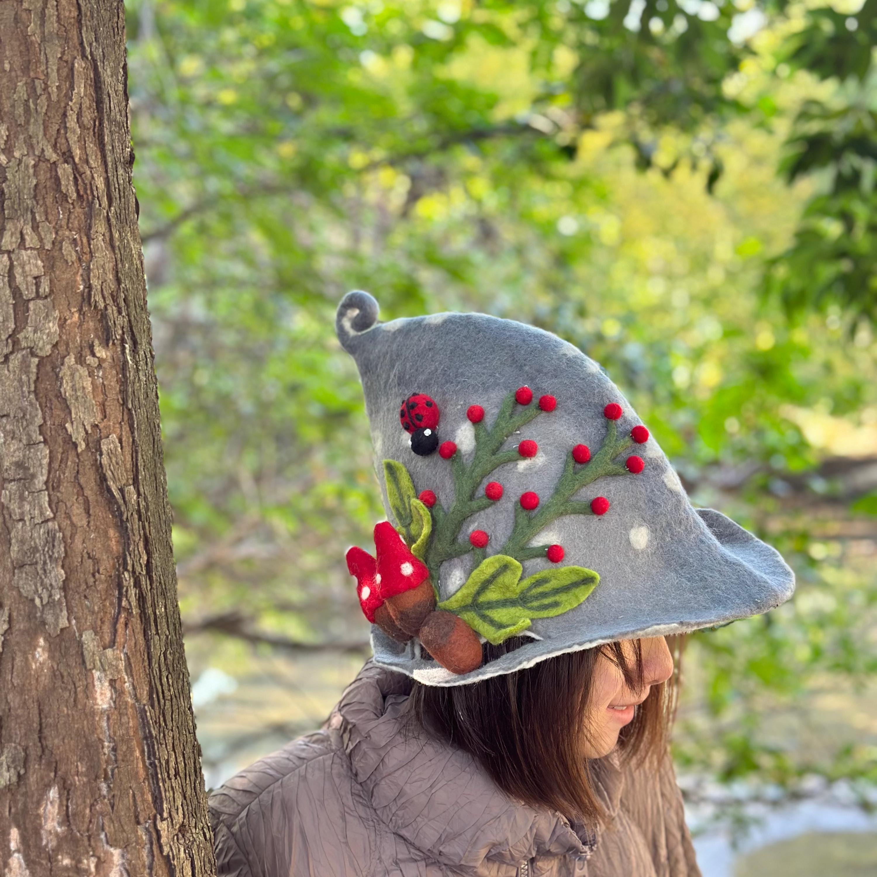 Grey Felt Flower for Hats - Etsy display picture 1