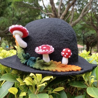 Cappello Da Pescatore Unisex Con Stampa Funghi Psichedelici - Leggero, Tesa Larga 7cm, Pieghevole - Ideale Per Spiaggia, Trekking E Viaggi