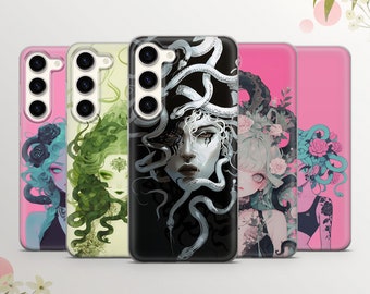 Medusa Snake Hair Phone Case: Gorgon Art TPU Cover