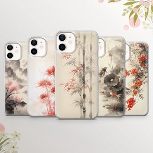 Red Spider Lily Phone Case Landscape Cover for iPhone 17,15Pro, 14, 13, 12, 11, Samsung S25Ultra, S24, S23, A55, A54, A16, A35 Pixel 10, 8a