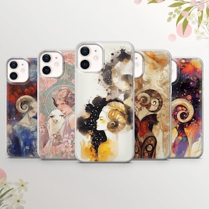 Zodiac Sign Aries Phone Case: Astrological TPU Cover  for iPhone ,Samsung ,Pixel