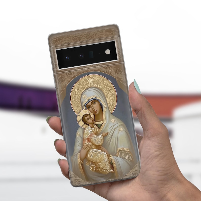 Religious Flowers Phone Case Jesus Christ Cover for Google Pixel 9 Pro