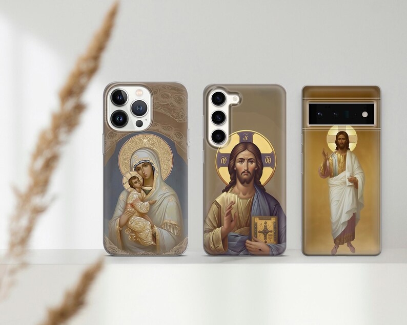 Religious Flowers Phone Case Jesus Christ Cover for Google Pixel 9 Pro