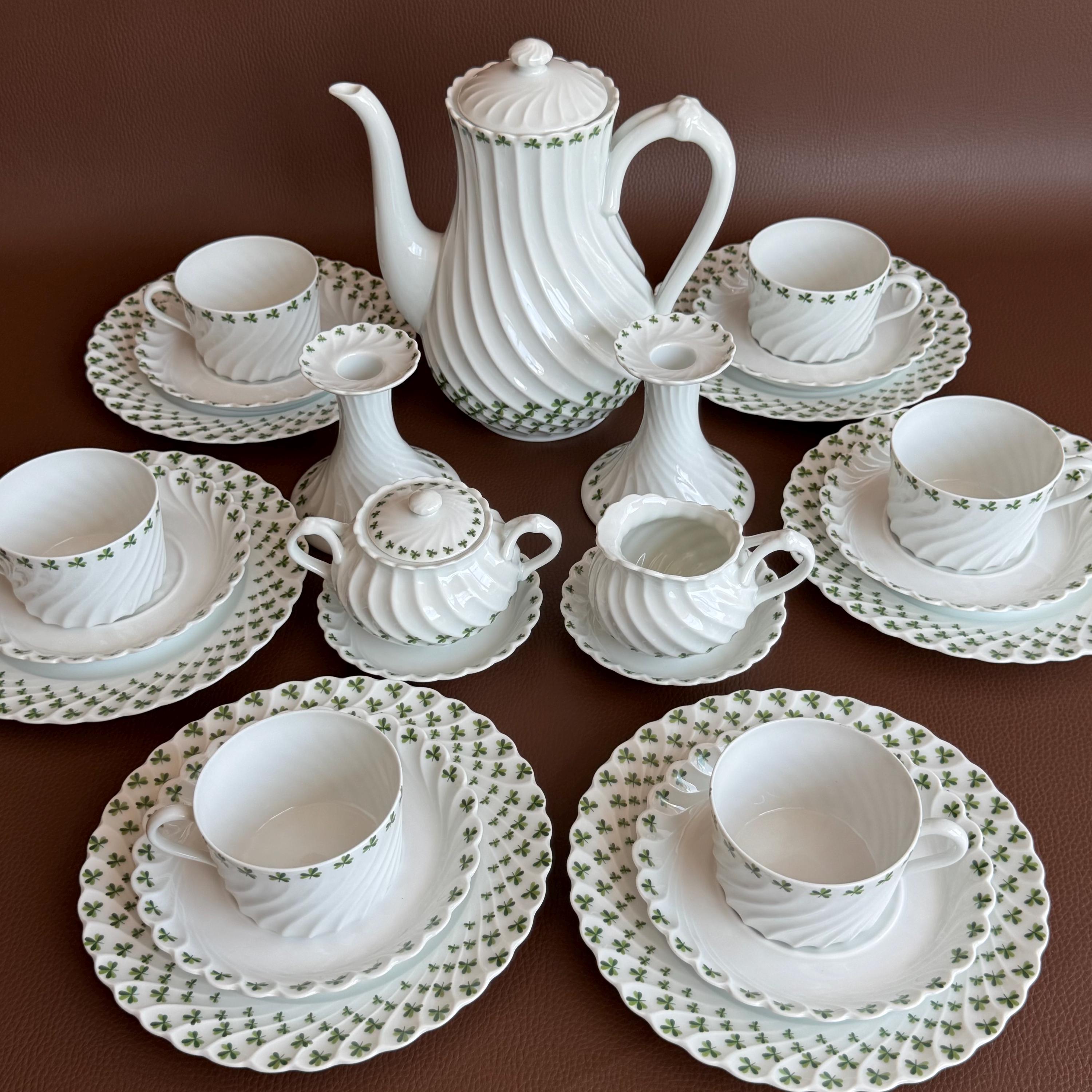 Haviland Limoges France, Torse, Trefle Vert Kleeblatt, Porzellan