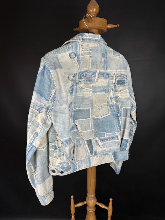 Dries Van Noten Patchwork Denim Jacket – Size 48,… - image 10