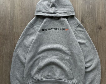 Vintage Nike Hoodie Grau Y2K