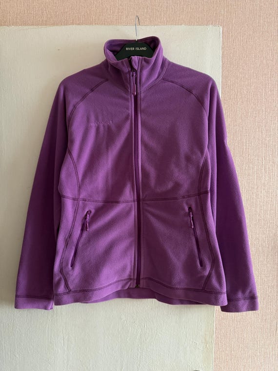 Mammut, Vintage Mammut TecnoPile Purple Fleece women’s Jacket Full Zip Outdoor