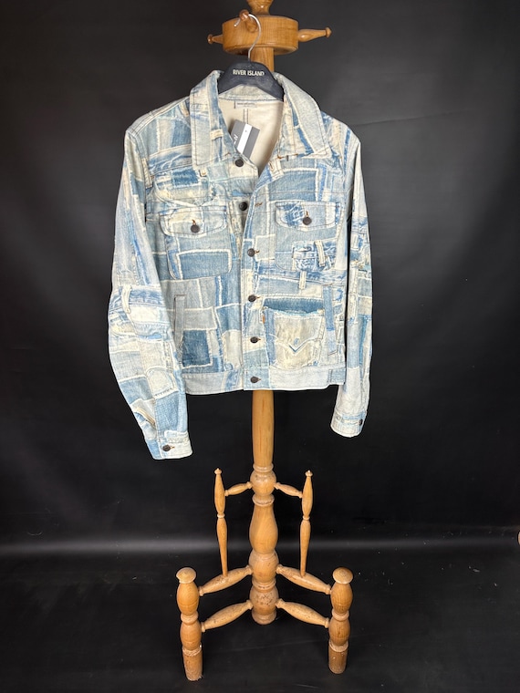 Dries Van Noten Patchwork Denim Jacket – Size 48,… - image 3