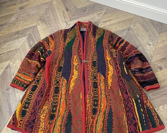 Cárdigan multicolor vintage Coogi Australia