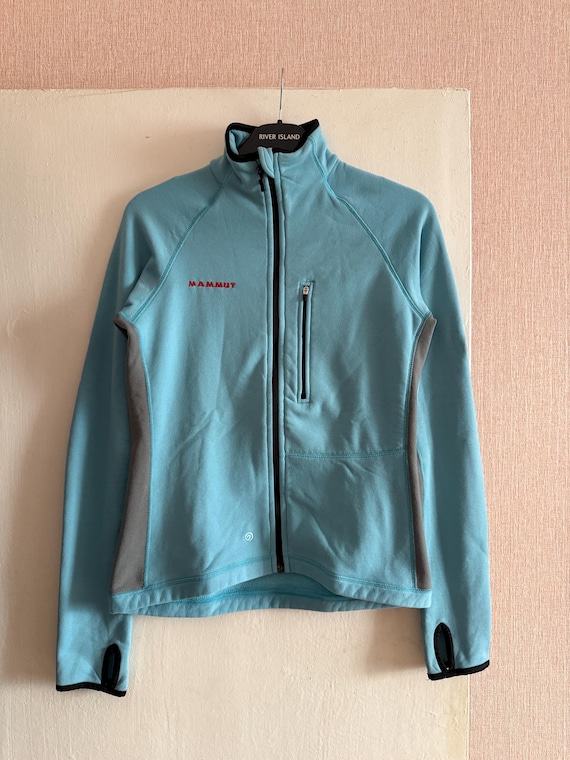 Mammut, Vintage Mammut Fleece Jacket Women’s Full Zip Outdoor Hiking Softshell