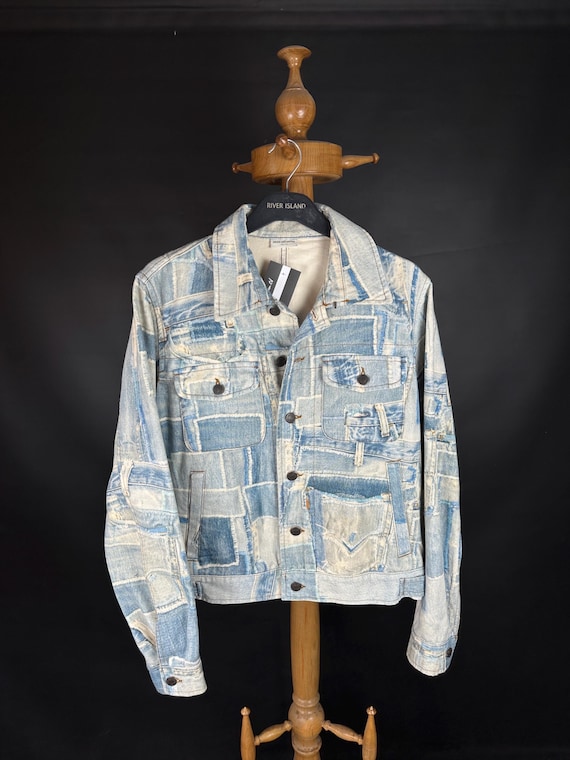 Dries Van Noten Patchwork Denim Jacket – Size 48,… - image 2