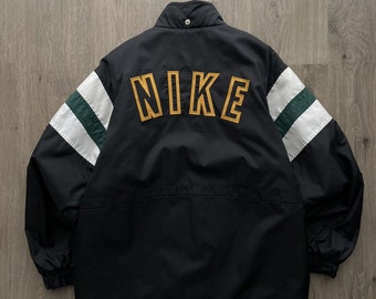 Vintage Nike pufferjack Y2K groot logo