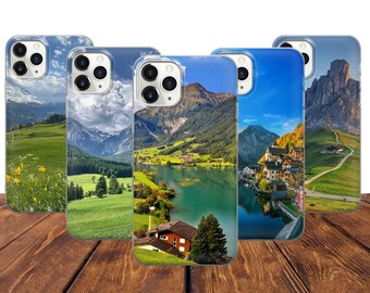 Mountain Phone Case Forest Cover passend für iPhone 15 Pro Max 14Pro 13 12 11 X XS Xr Samsung S24UltraS23 Plus S22S21S20S10 Goggle