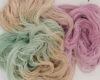 MARZIPAN - Hand-dyed yarn - merino, wool/polyamide bases