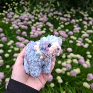 Rosie ~ OOAK Artist Teddy Bear, Handmade Miniature Teddy Bear Plushie, Artist Doll, Coquette Collectable Bear, Kawaii Toy for Blythe