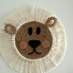 hanging teddy bear for the wall, handmade, hand made, crafts