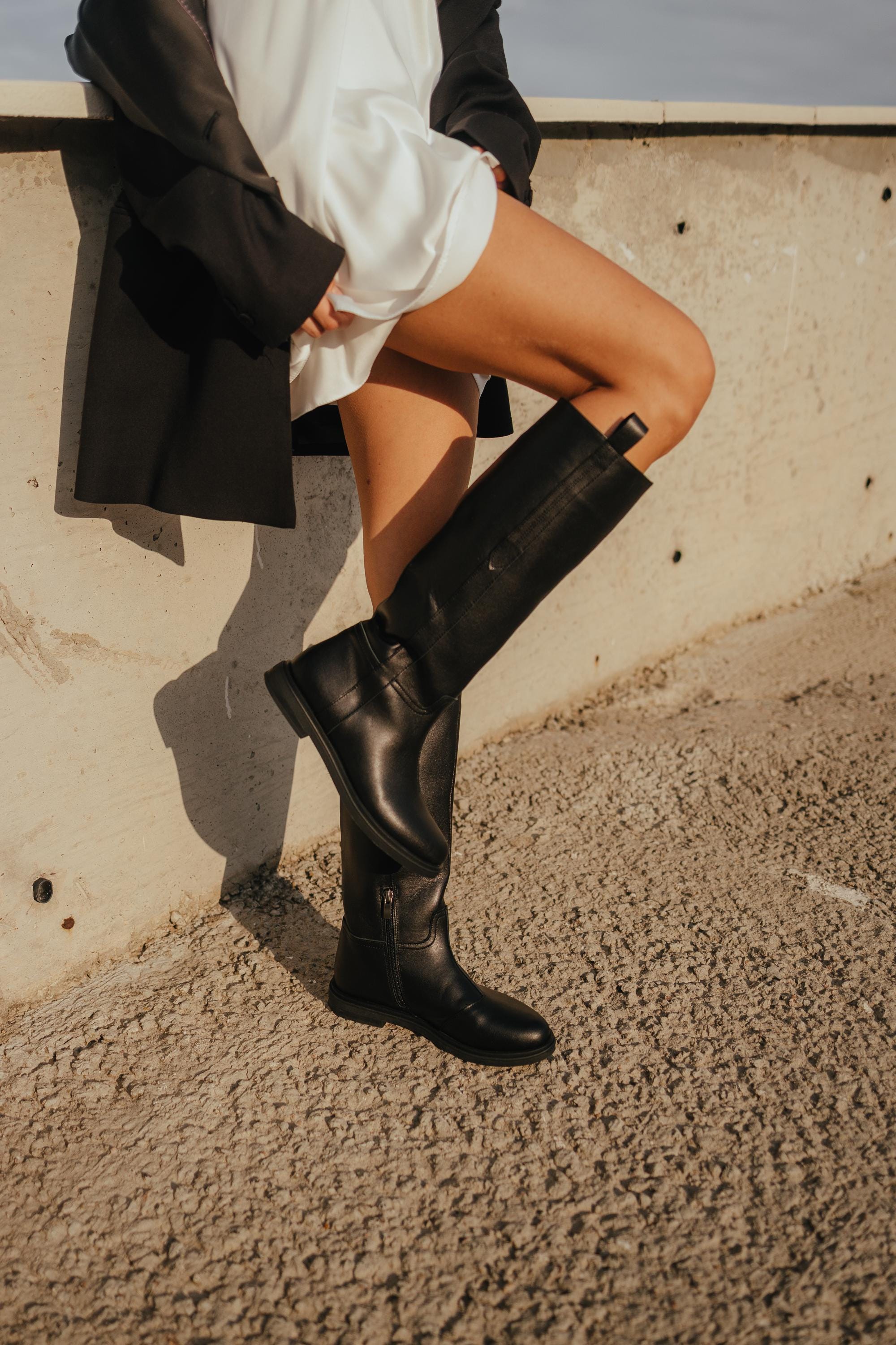 High Jockey Boots, Genuine Leather Boots, Women's Jockey Boots