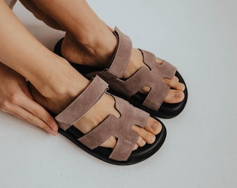 Chinelos mocha, chinelos de couro mocha, tamancos de couro feitos à mão, sandálias mokko, sapatos boho femininos, calçados europeus personalizados