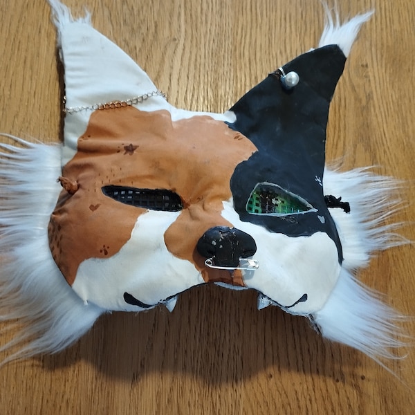 Therian calico cat mask