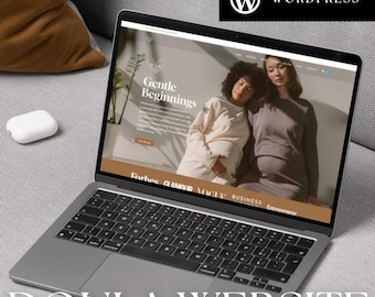 Tema de WordPress para enfermeras posparto, plantilla de WordPress responsiva para sitios web de doulas, diseño de blogs, tema de WordPress para profesionales del parto, tema de comercio electrónico