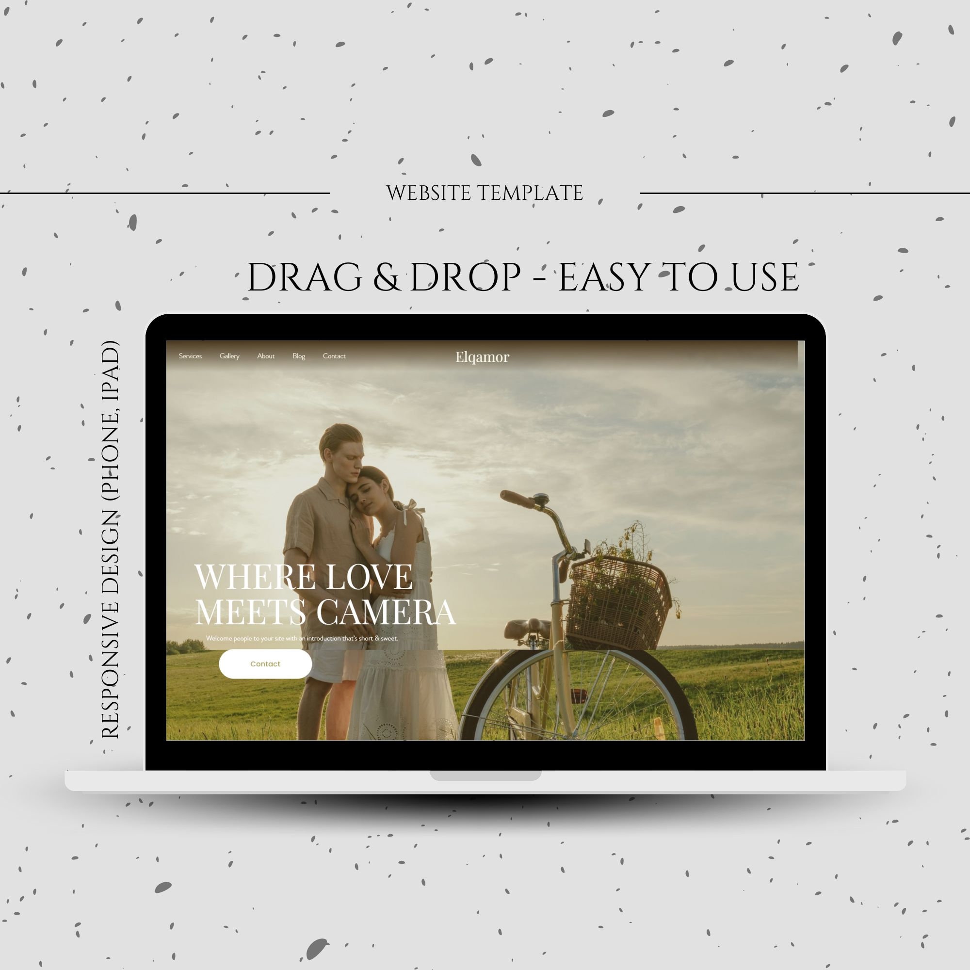 Photography Squarespace Template, Squarespace Template Photographer