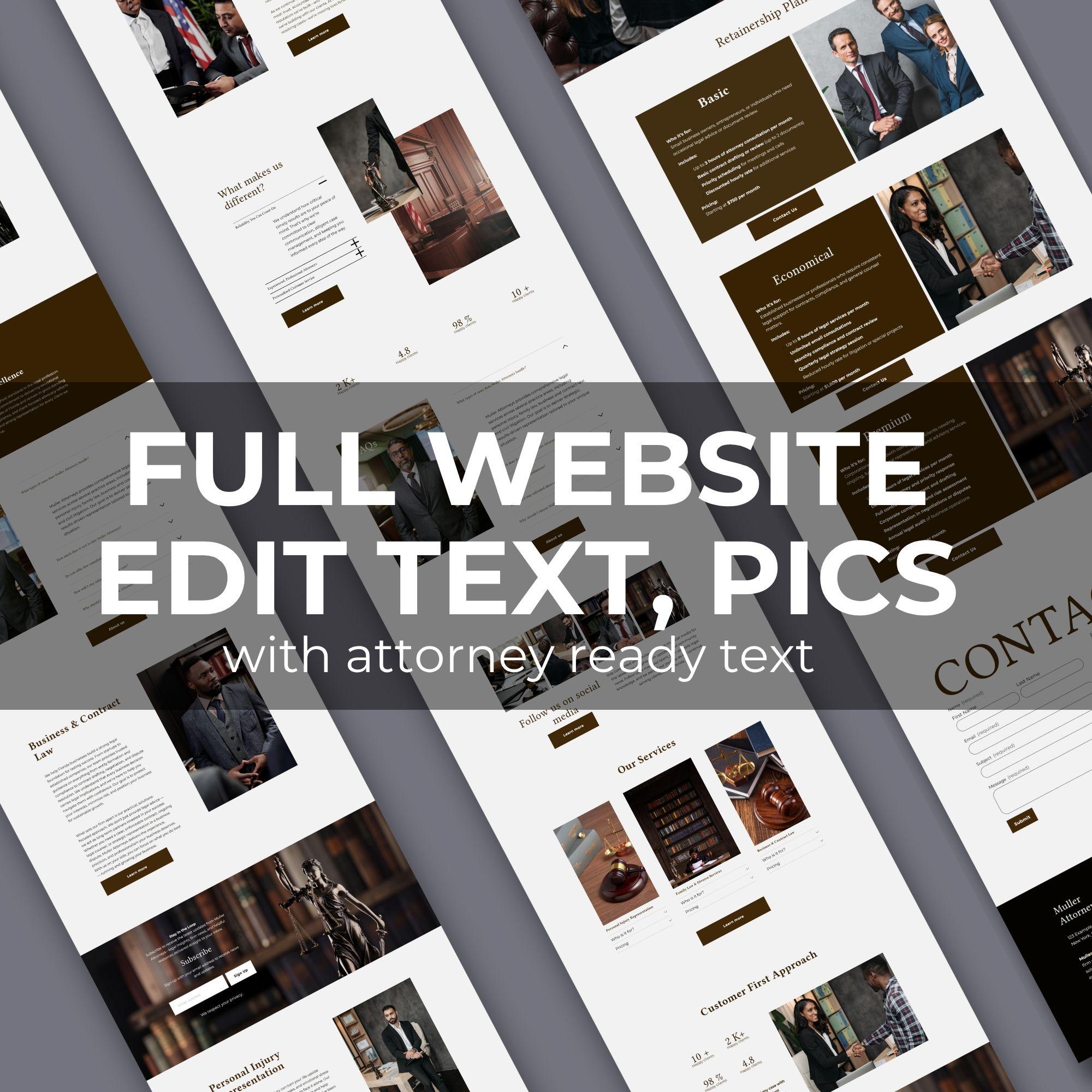 Solicitors Template Squarespace Lawyer & Law Firm Template, Legal Squarespace 7.1 Website ...