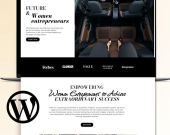 Tema WordPress Femme, tema Elementor per siti web WordPress, modello di sito web di lusso per coach, blogger e imprenditrici