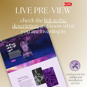 Elevate your online presence with this WordPress template for tarot websites, designed for witch websites, crystal shops, and spiritual entrepreneurs. This ecommerce WordPress sales page is easy to customize and perfect for showcasing astrology readings, tarot sessions, or metaphysical products.