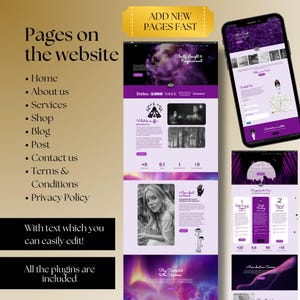 Transform your brand with this WordPress theme and Elementor template, a mystical website template crafted for tarot readers, astrologers, and coaches. This premium WordPress blog theme works beautifully for business portfolios, online shops, and spiritual coaching websites